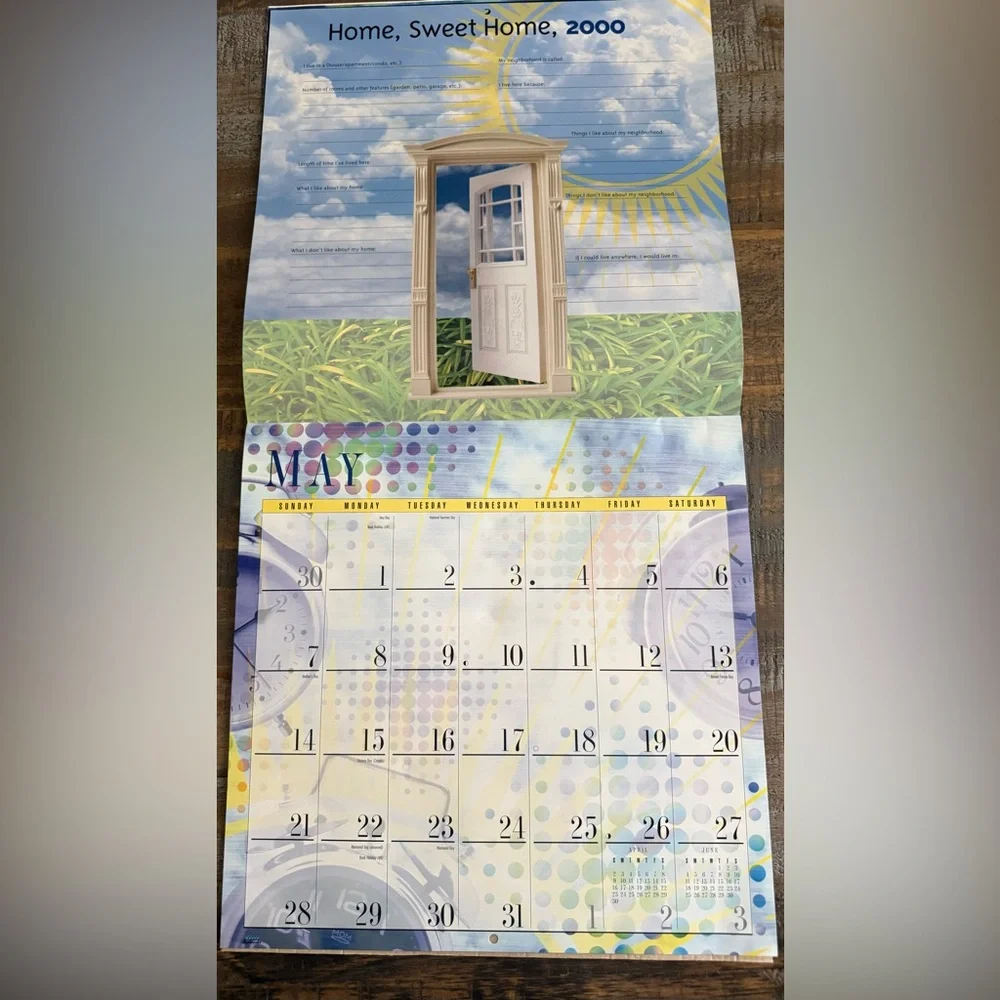 Vintage 2020 Millennium Scrapbook Calendar